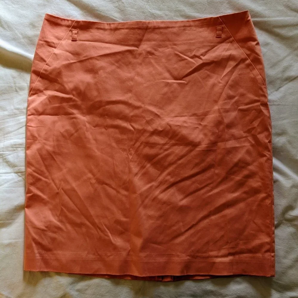 👗Metaphor Orange Straight Skirt (Size: 16P)👗 - Picture 3 of 9